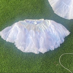 Full white petticoat